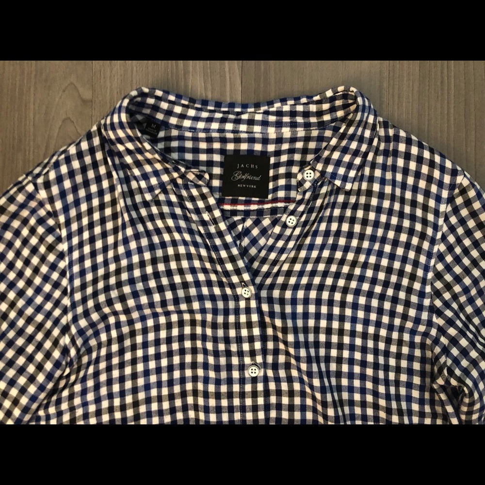 Jachs Girlfriend Gingham Button-Down (&Back) Shirt - image 3